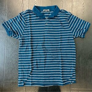 Slate & Stone Navy Striped Polo